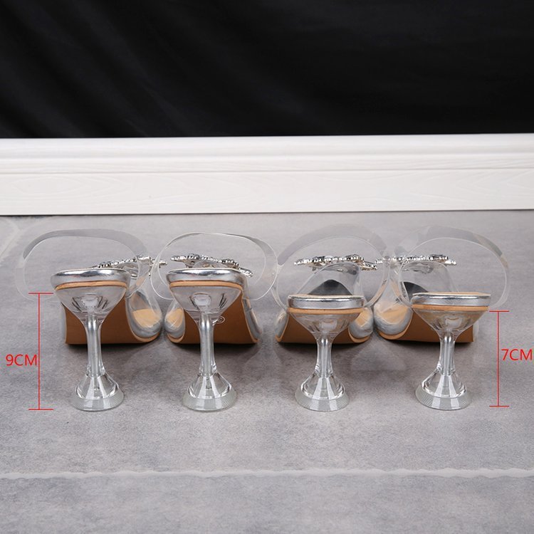 High Heel Sandals Shoes Women PVC Limorista