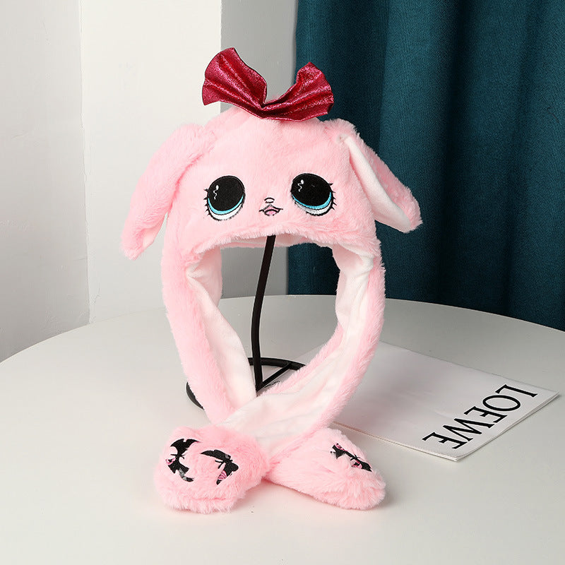Warm Plush Moving Ear Hat Limorista