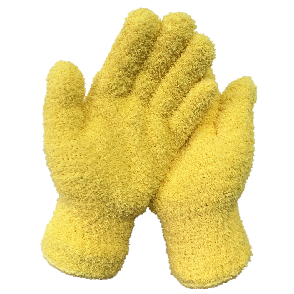 Half Velvet Comfortable Fine Fiber Dust Gloves Limorista