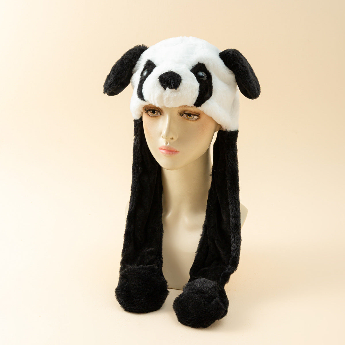 Autumn And Winter Cute Animal Plush Moving Ear Hat Limorista