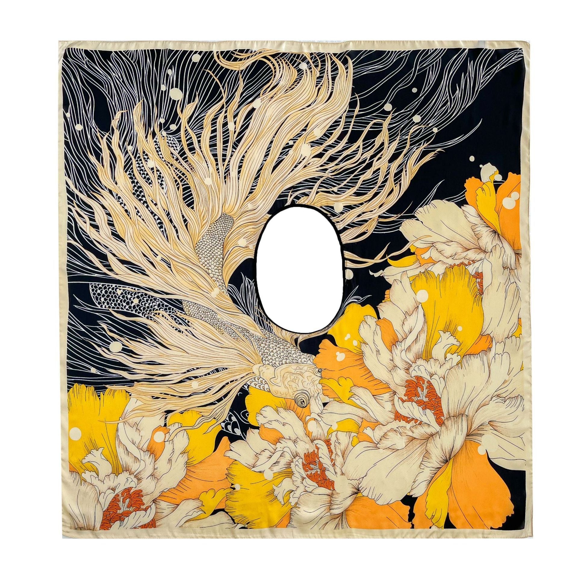 Silk Scarf Artificial Silk Sunscreen Scarf For Women Pullover Shawl Limorista