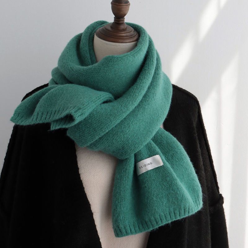Solid Color Scarf Women&