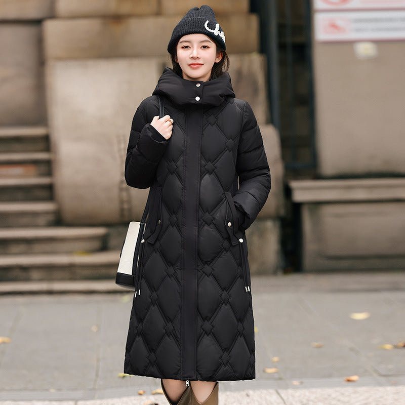 Detachable Hat Cotton-padded Coat Women&