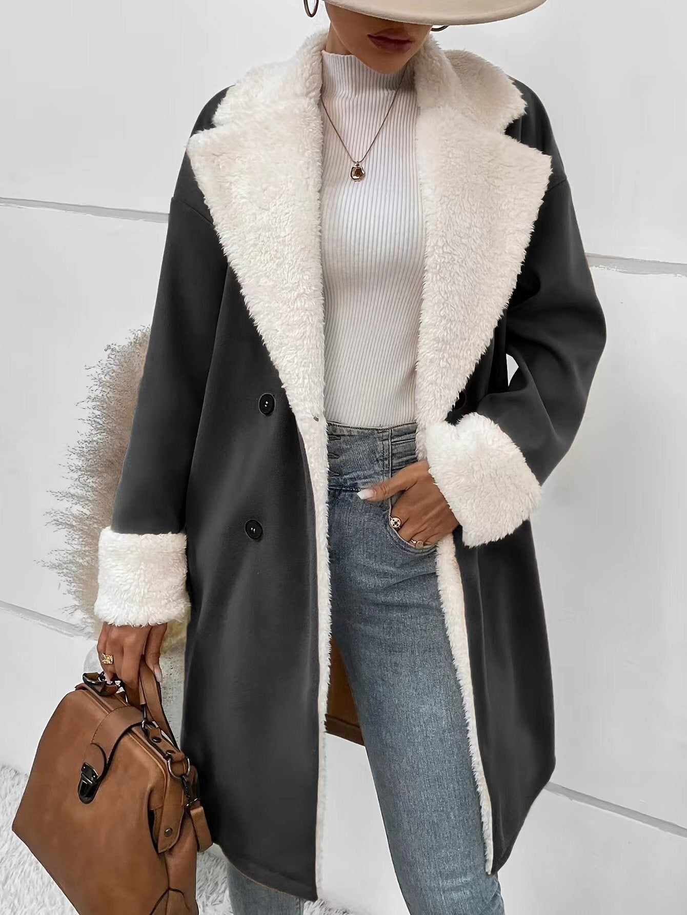 Leisure Commute Woolen Coat For Women Limorista