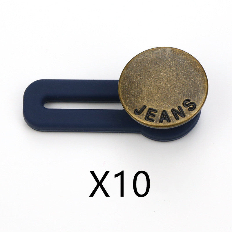 No Sew Jeans With Adjustable Expansion Waist Button Limorista