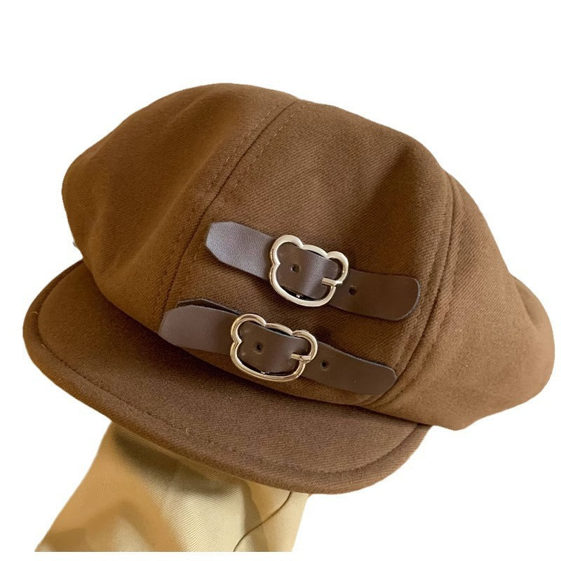 Cloud Hat For Women Autumn And Winter All-matching Small Face Limorista