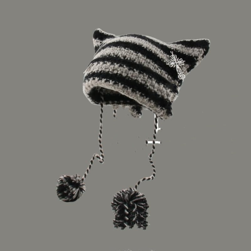 Korean Cute Thermal Head Cover Woolen Cap Limorista