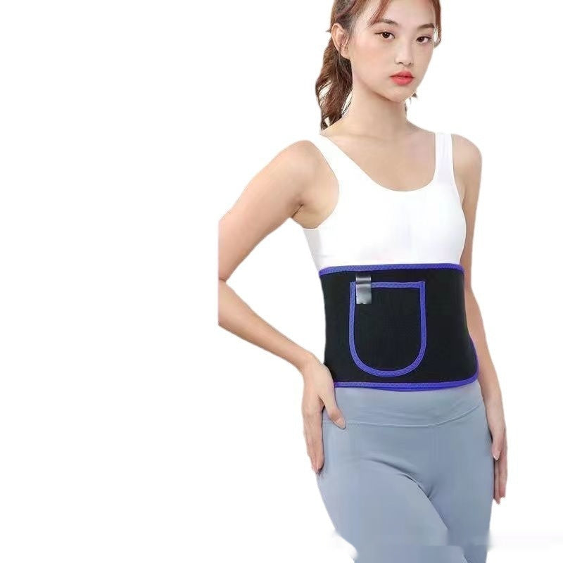 Sports Fitness Waist Support Squat Running Training Violently Sweat Belt Limorista