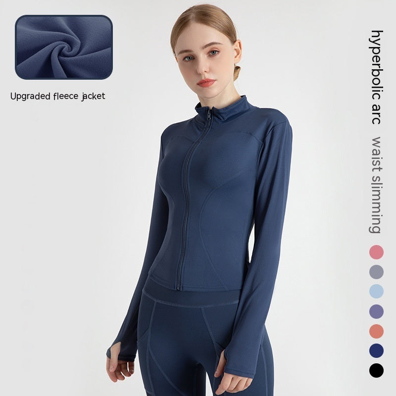 Outer Wear Long Sleeve Quick-drying Skinny Yoga Clothes Slim Fit Slimming Fitness Running Yoga Sports Jacket Limorista
