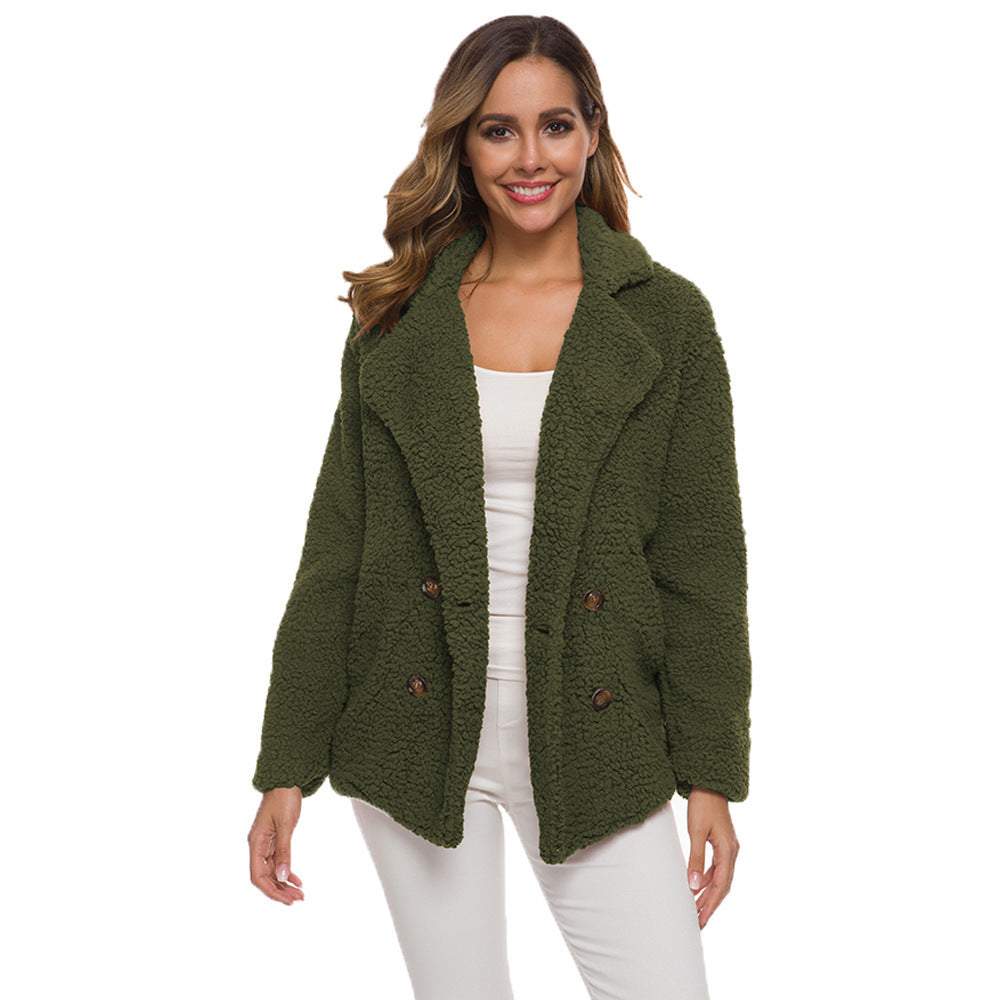 European And American Lamb Fleece Thickened Women&