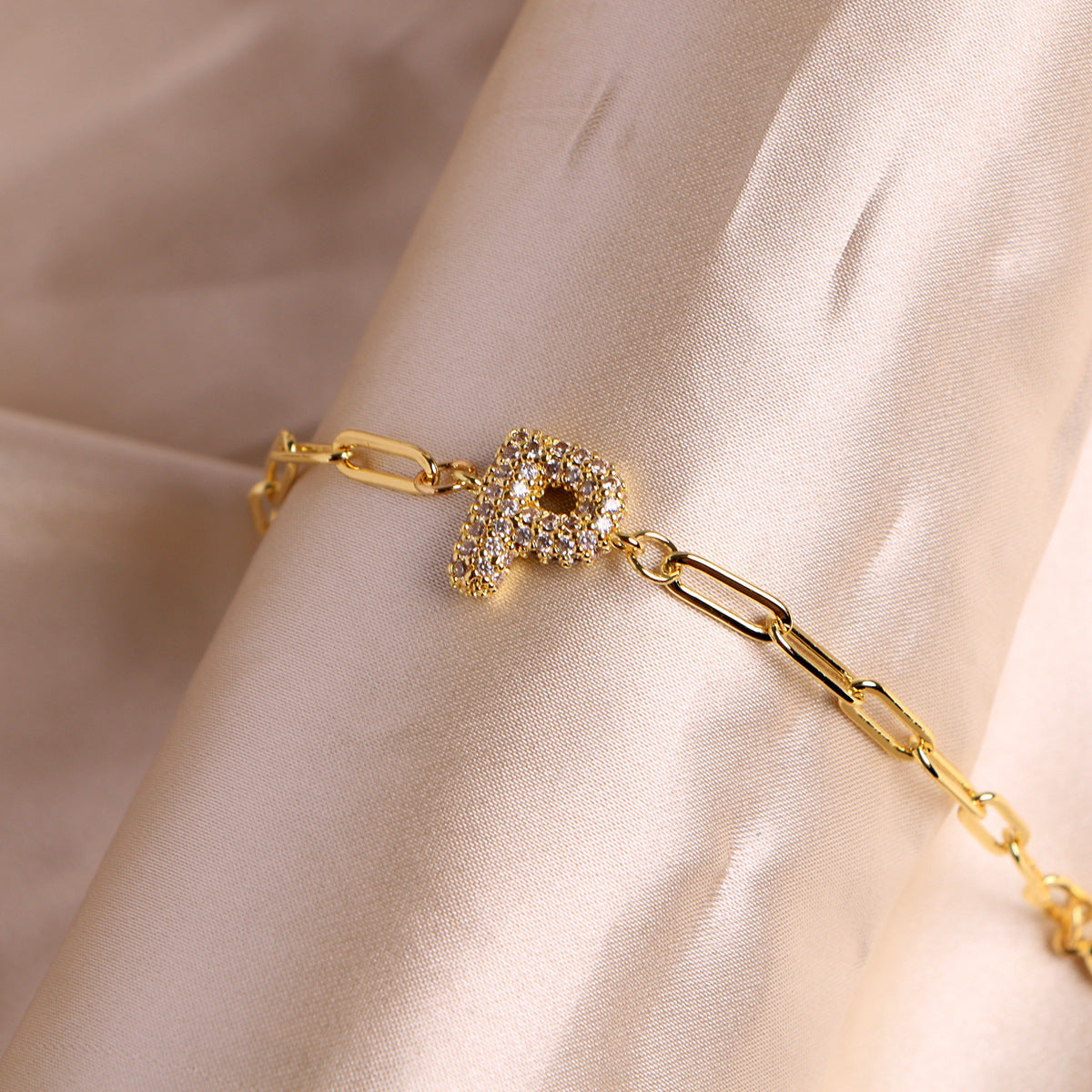 18K Bubble Balloon 26 English Zircon Clip Bracelet Limorista