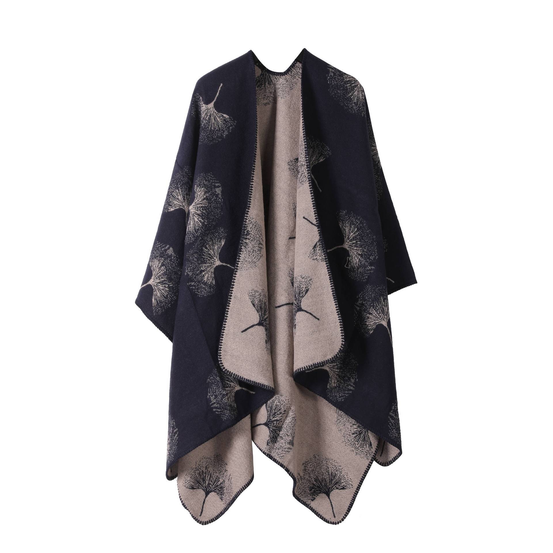 Ginkgo Leaf Shawl Summer High Sense Limorista