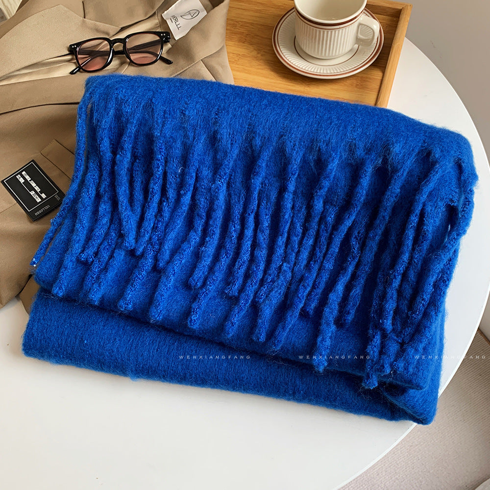 Autumn And Winter All-match Scarf High-grade Thickened Warm Scarf Limorista