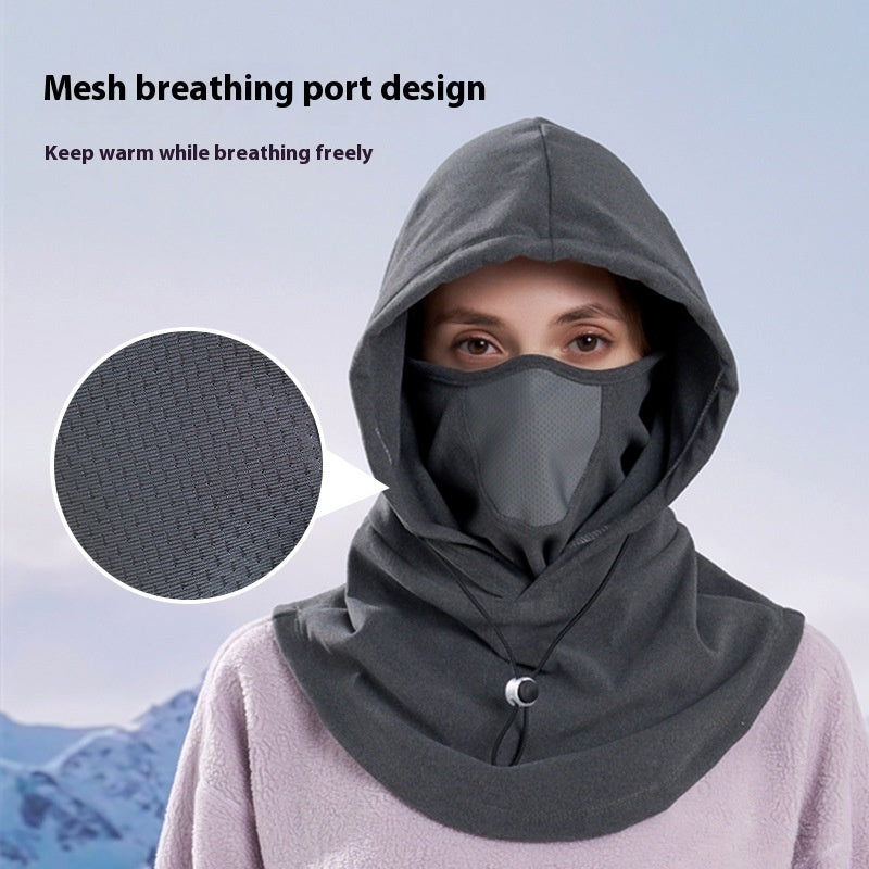 Winter Thermal Fleece Scarf Ski Face Mask Neck Warmer Hood Hat Windproof Cold Warm Riding Cap Sports Outdoor Limorista