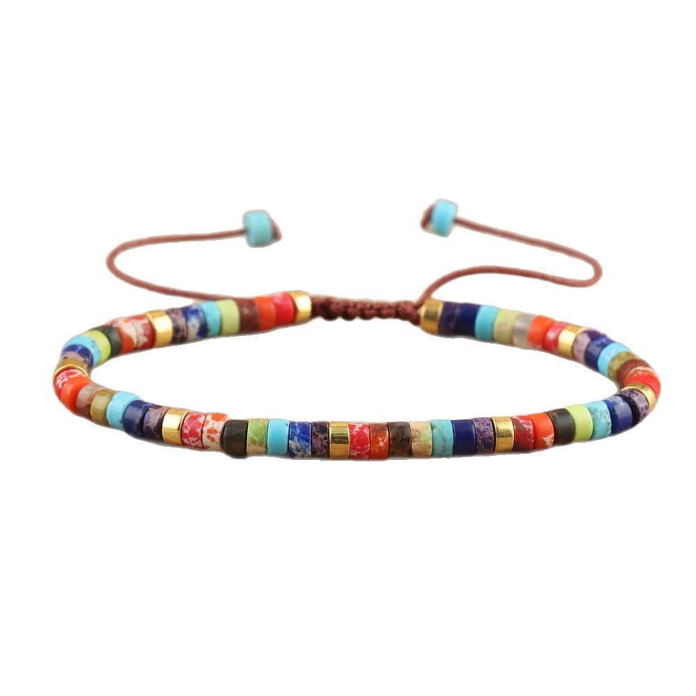 Spacer Beads Beaded Weave Bracelet Women&