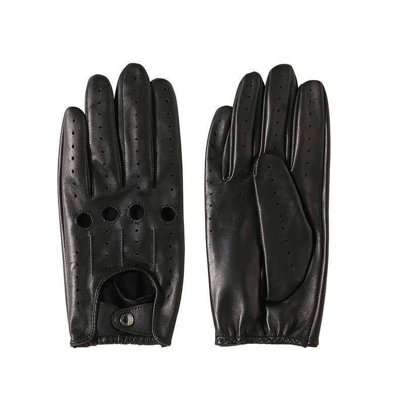 Breathable Single Layer Authentic Leather Sheepskin Fitness Gloves Limorista
