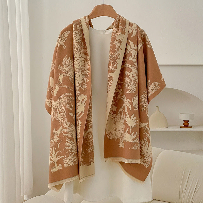 Retro High Sense Artificial Cashmere Scarf Limorista