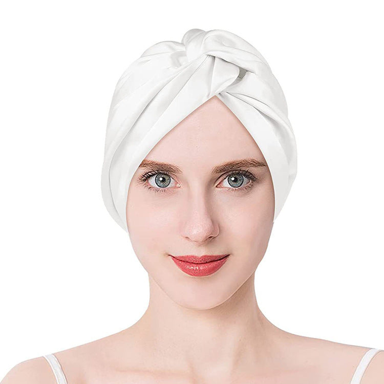 Double Layer Silk Silk Nightcap Without Any Mark Limorista
