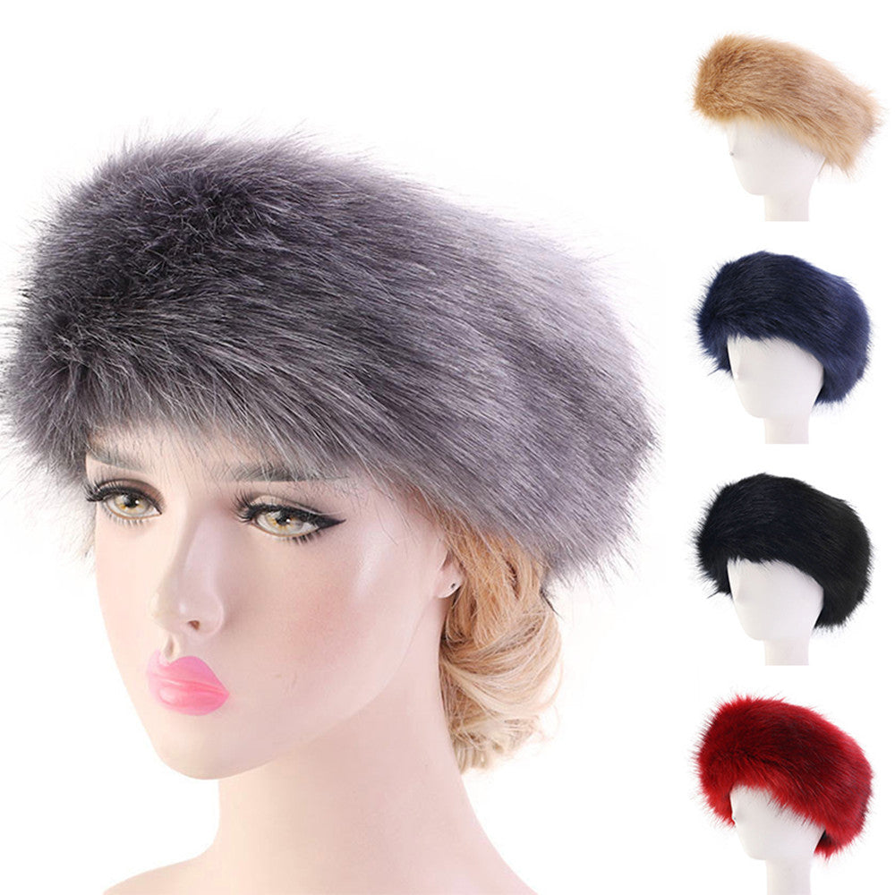 Warm Fur Headband Plush Ear Protectors Limorista