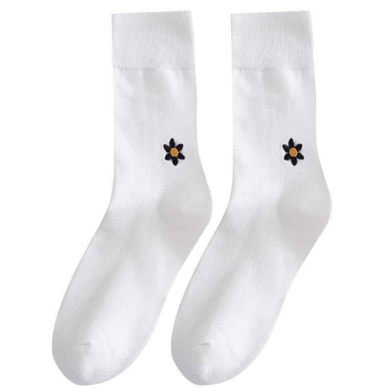 Stars And Moon Pure Color High-top Stockings Jk Socks Tide Socks Limorista