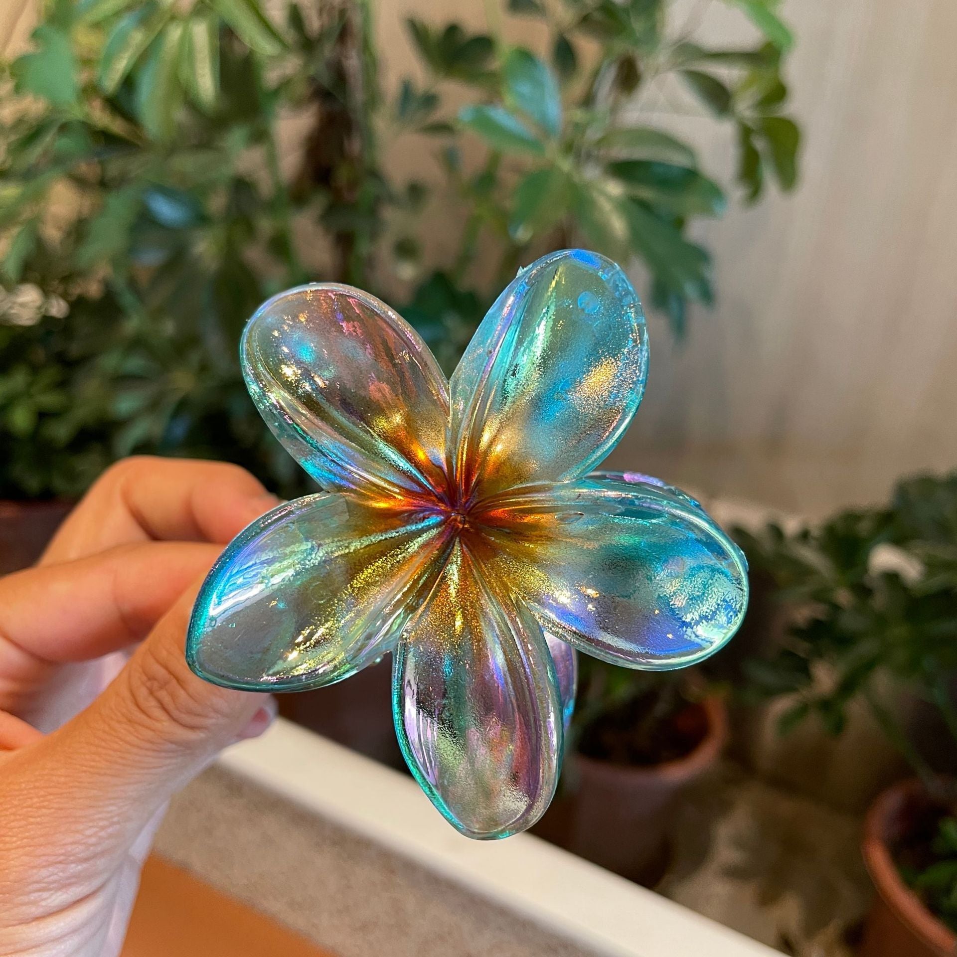 Flower Barrettes Women&