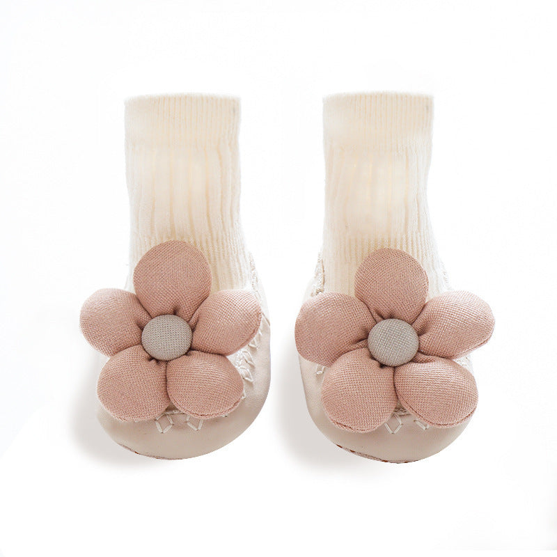 Korean Style Three-dimensional Flower Ankle Sock Limorista