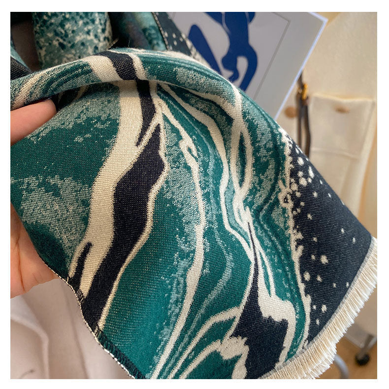 Style Double-sided Thickened Warm Scarf Limorista