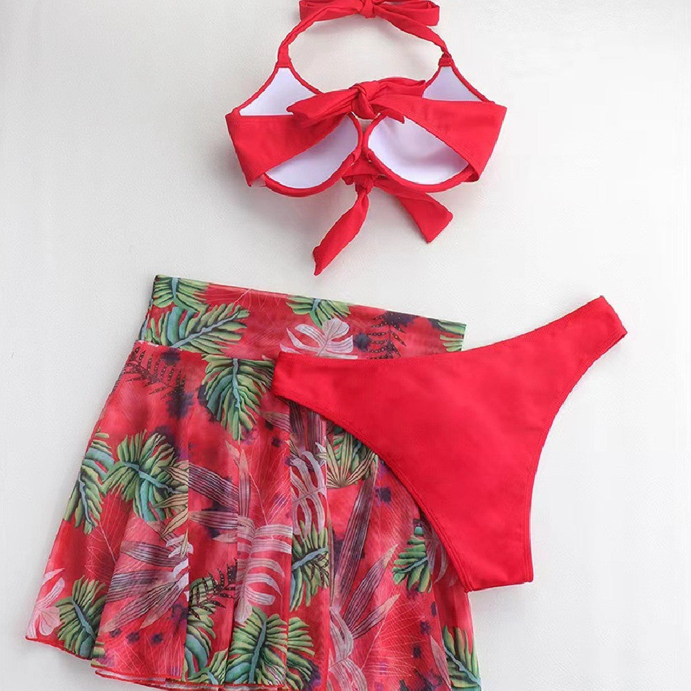 Limorista - Mesh Skirt Sexy Gathering Bikini