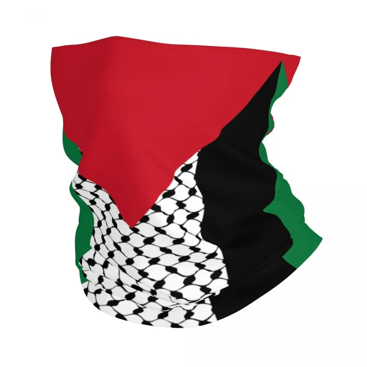 Sun Protection Cycling Palestinian Flag Headscarf Limorista