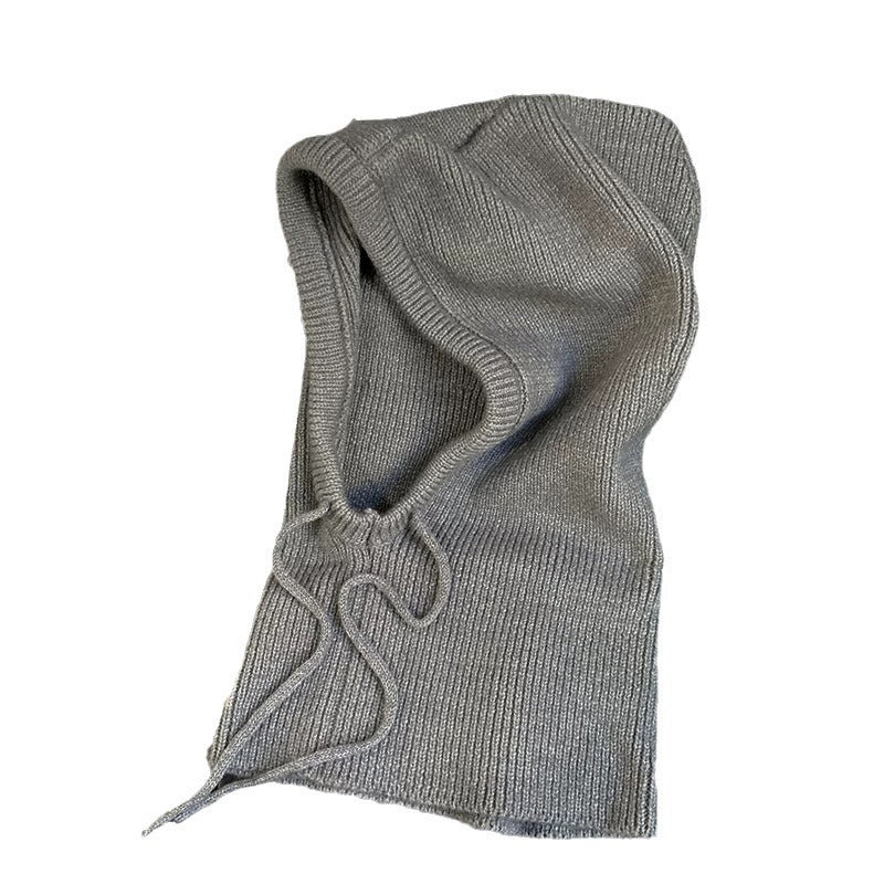 Autumn And Winter Knitting Scarf Integrated Sleeve Cap Limorista