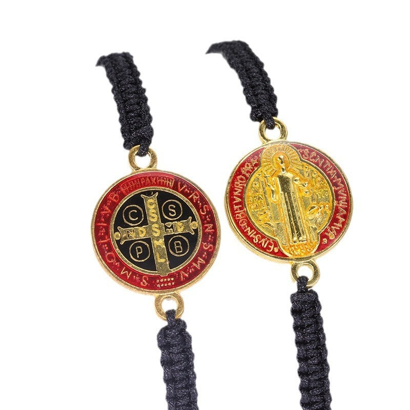 Our Lady Of Mary Saint Benedict Saint Jude Weaving Hand Rope Limorista