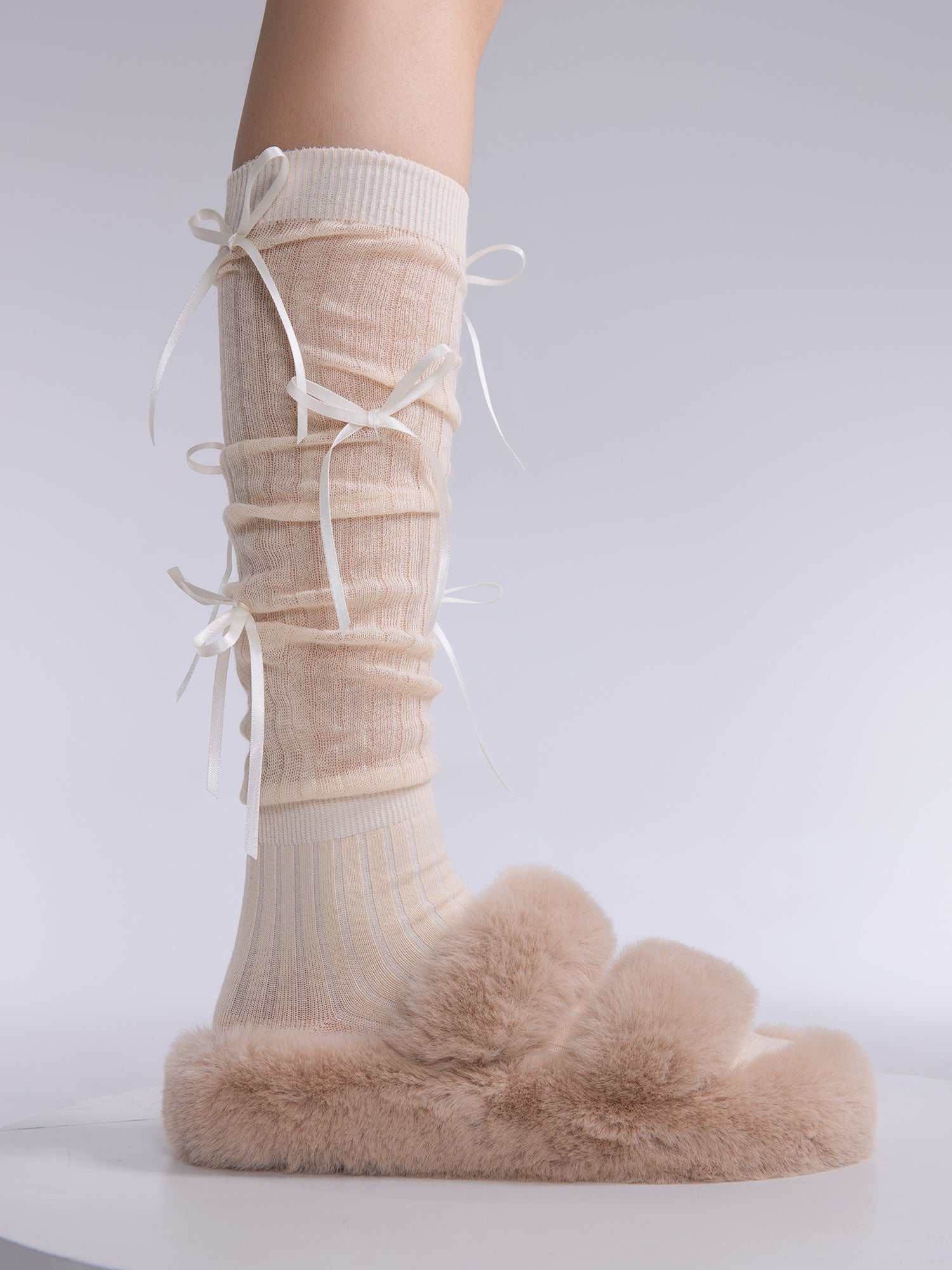 Korean Ballet Girl Butterfly Pile Socks Limorista