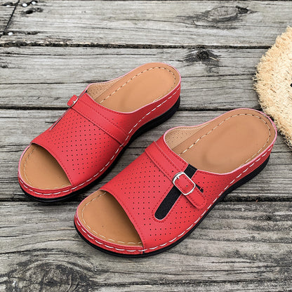 European And American Style Belt Buckle Stylish And Lightweight Slippers Limorista