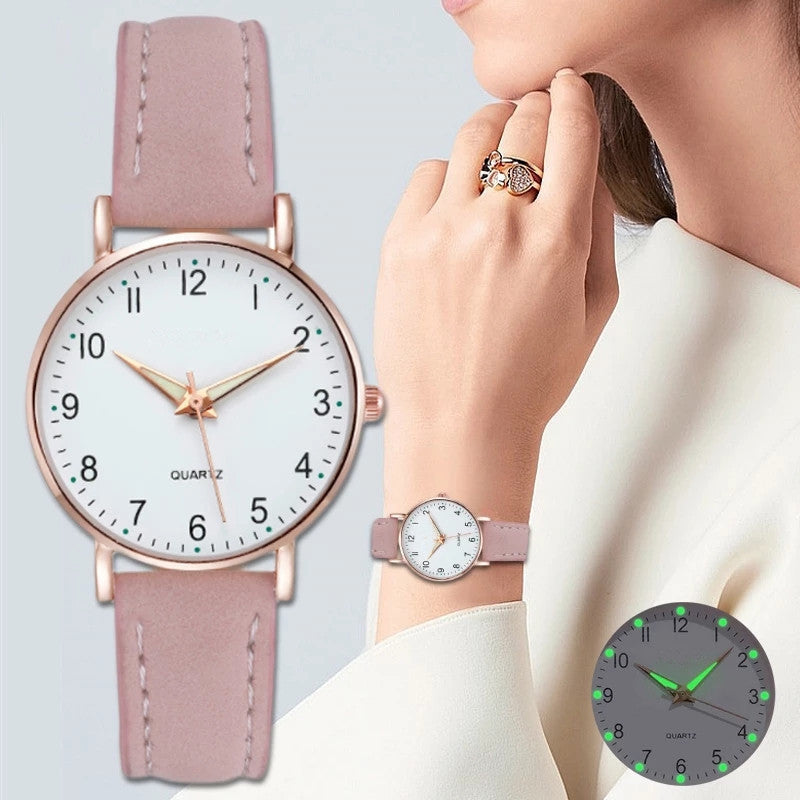 Casual Simple Digital Retro Ladies Quartz Watch Limorista