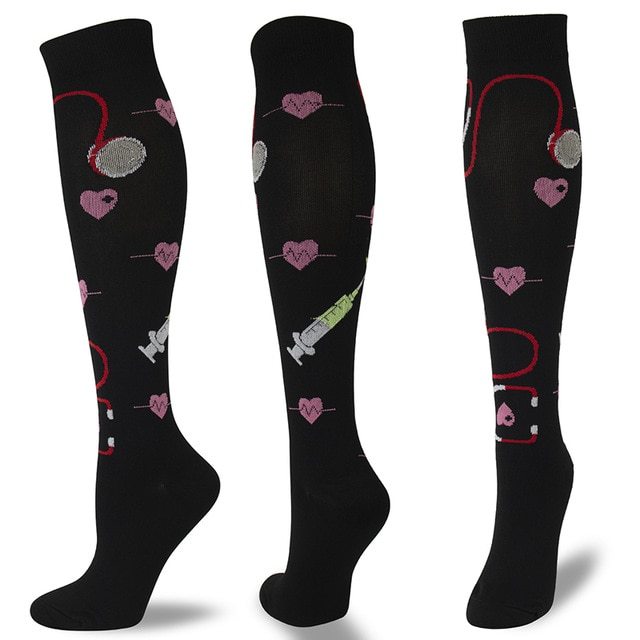 Ladies running stretch compression sports socks Limorista