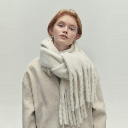 All-match Soft Glutinous Idle Style Thermal Long Scarf Limorista