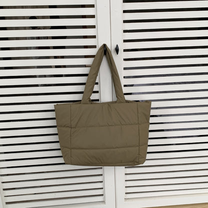 Soft Cotton-filled Tote Bag Portable Shoulder Limorista