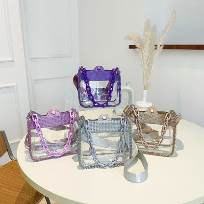 Transparent Chain Women&