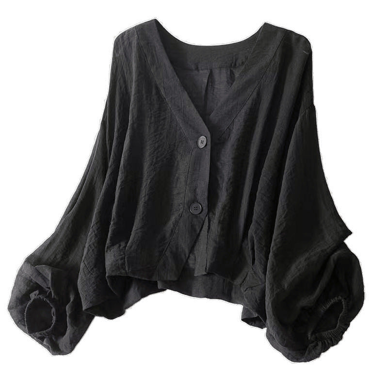 Loose-fitting Lightweight Thin Short Coat Limorista