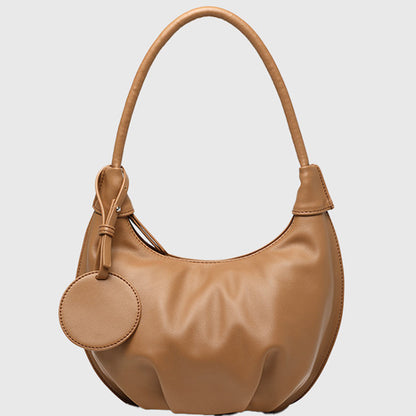 Portable Underarm Bag Leisure Soft Leather Versatile Shoulder Dumpling Bag Limorista