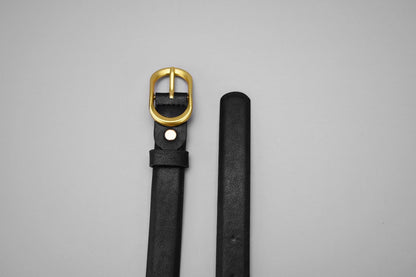 Trendy Unique Jeans All-match Decorative Thin Belt Limorista