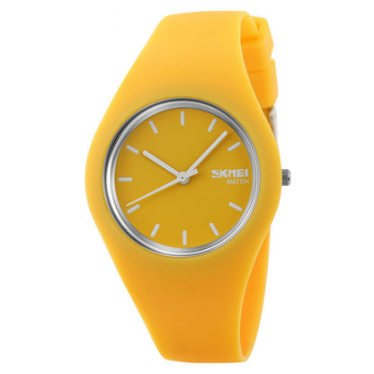 Fashion Simple Jelly Color Couple Waterproof Watch Limorista