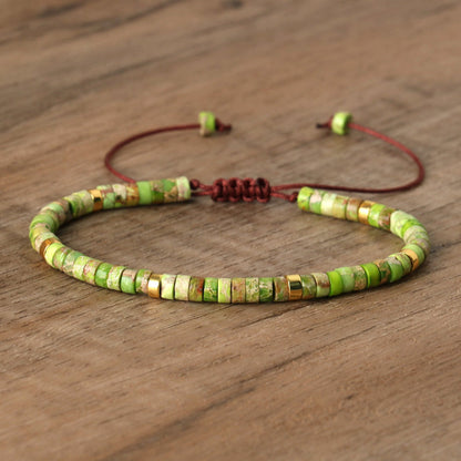 Spacer Beads Beaded Weave Bracelet Women&