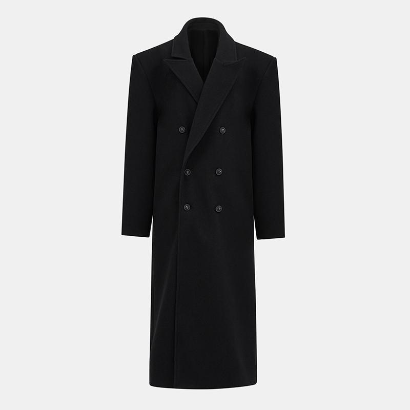Autumn And Winter Temperament Commute Suit Collar Long Woolen Coat Limorista