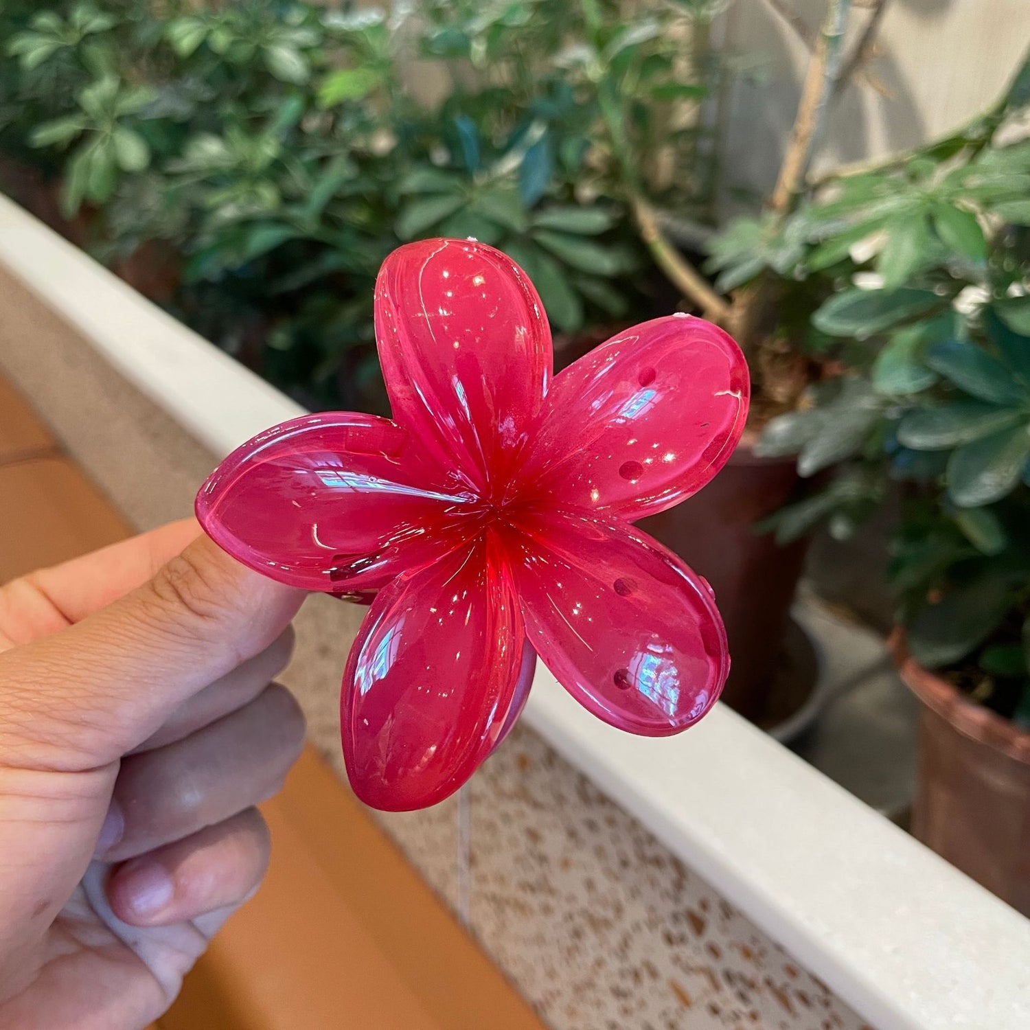 Flower Barrettes Women&