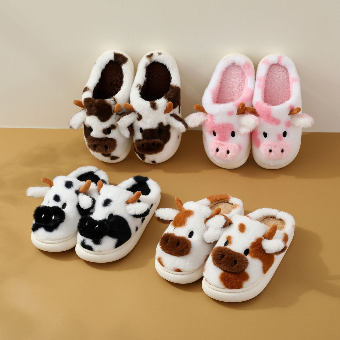Thickened Non-slip Couple Outdoor Home Fur Cotton Slippers Limorista