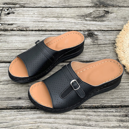 European And American Style Belt Buckle Stylish And Lightweight Slippers Limorista