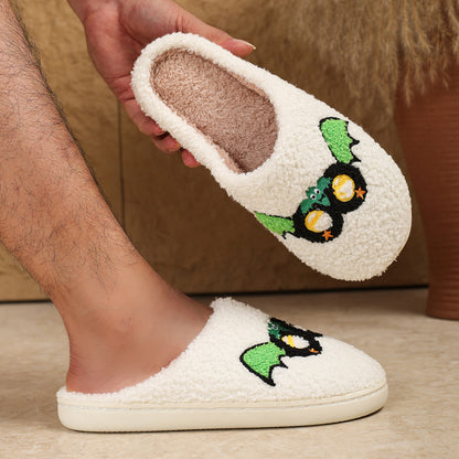 Halloween Warm Indoor Non Slip Cotton Slippers Limorista