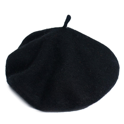 Artistic Wool Candy Color Painter Cap Fashionable Warm Hat Limorista