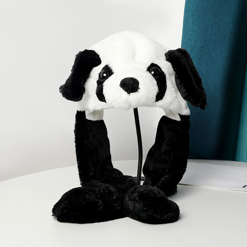 Warm Plush Moving Ear Hat Limorista